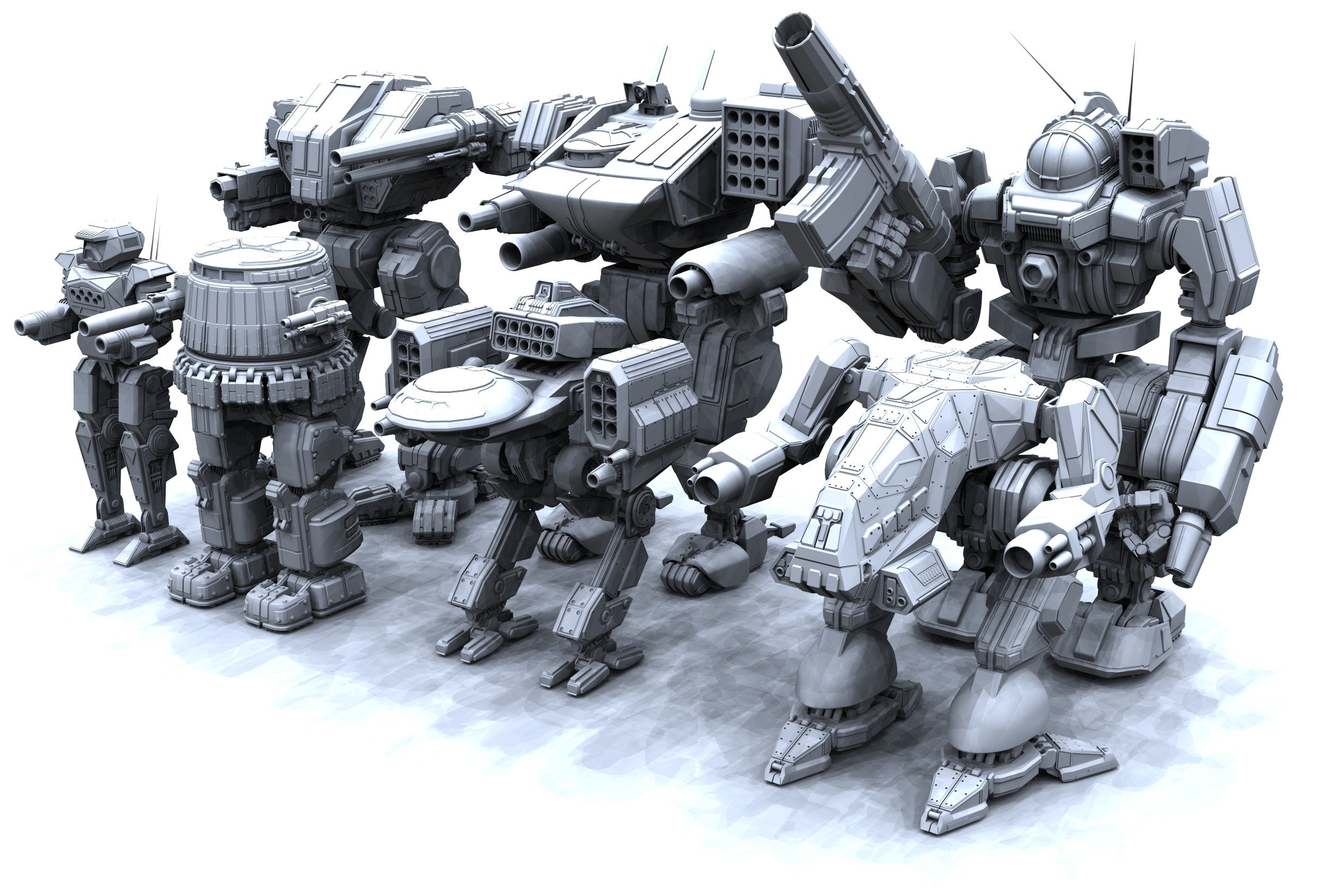mech robot army