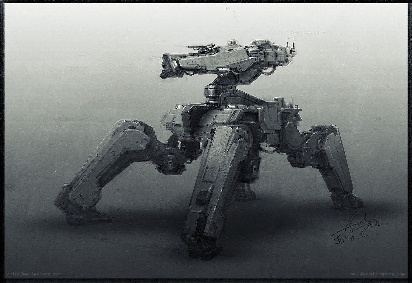 mech robot concept art