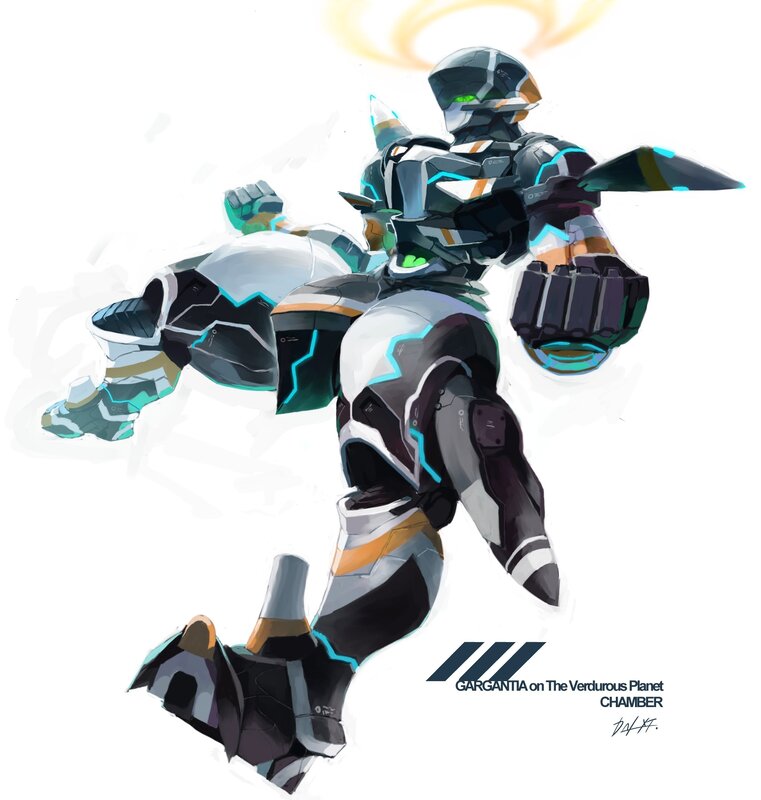 Mech Robot in Motion