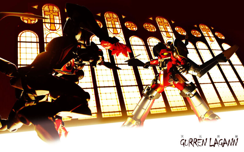 Mech Robots Fighting — Red
