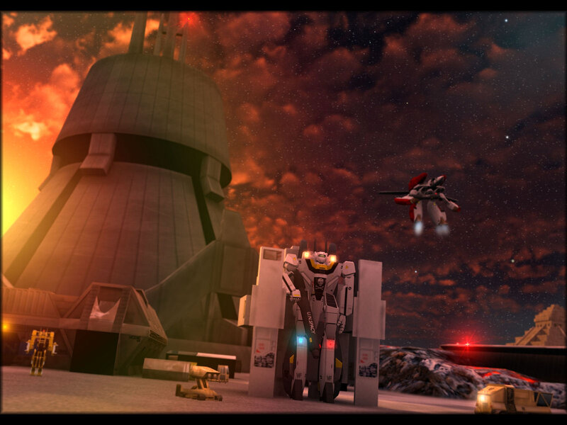 Mech Robots on Alien Planet