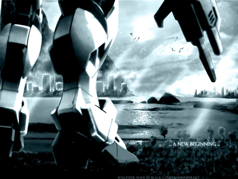 Mech Robots on Beach