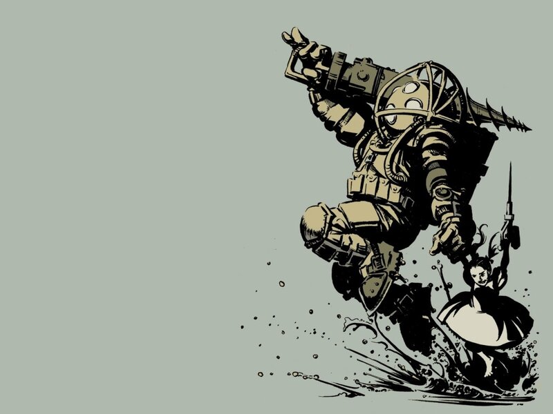 mech soldier with drill