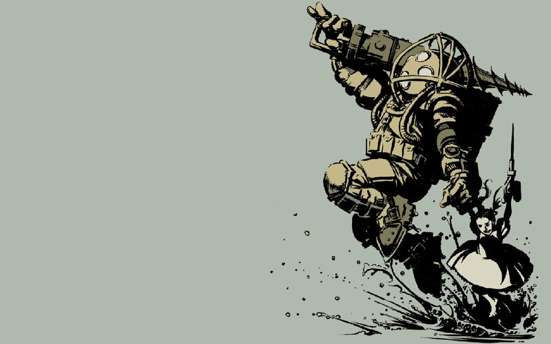 mech soldier with drill