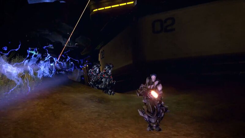 Mech Soldiers in Combat — Black