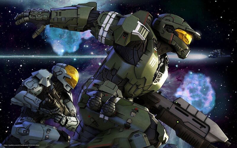 Mech Soldiers in Space