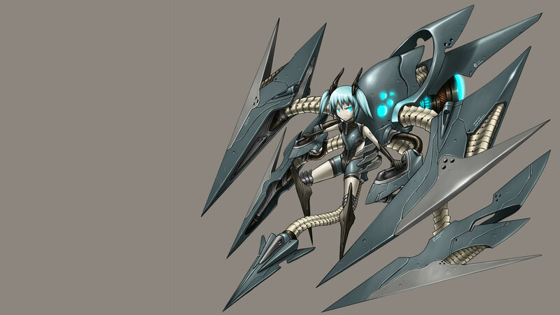 mech suit anime character