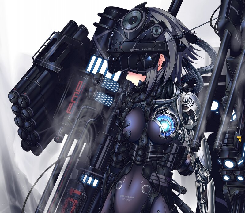 Mech-suit Warrior — Black