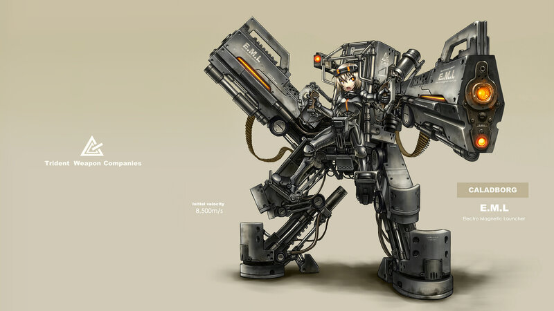 Mech Suit with E.M.L.