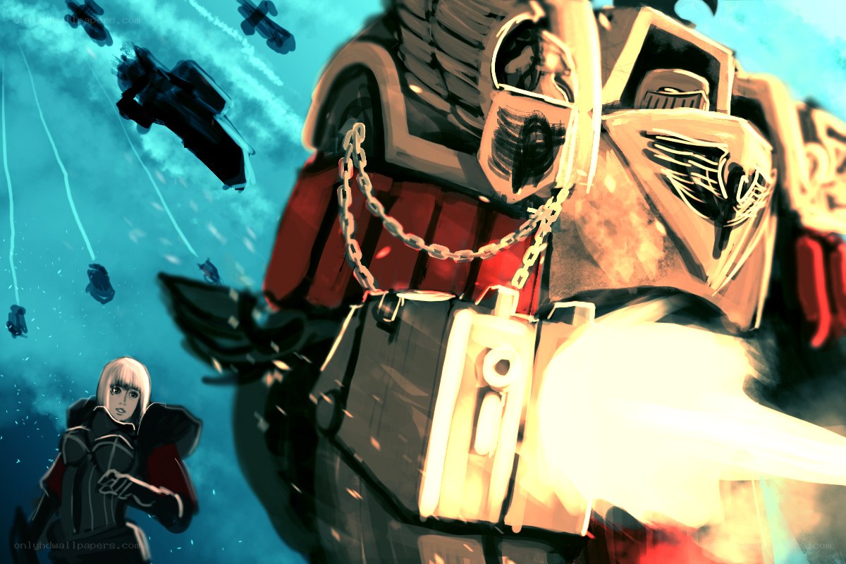 mech warrior in battle