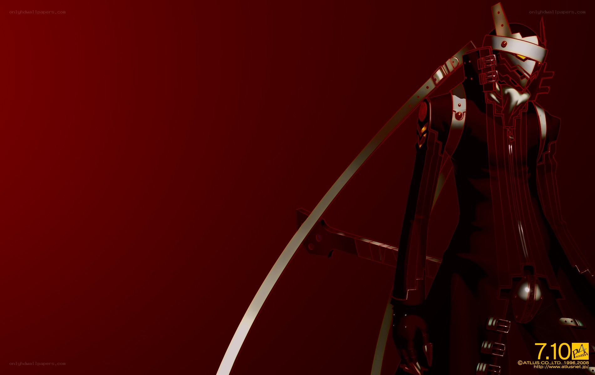 mech warrior with scythe