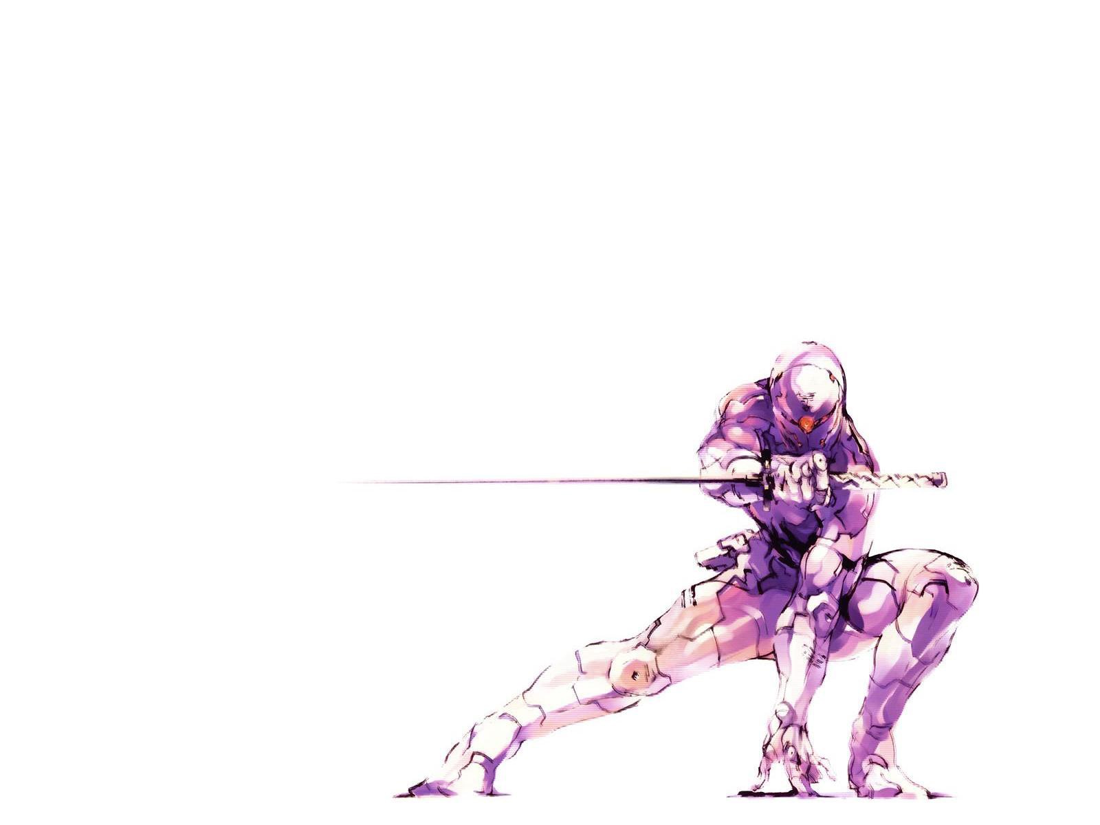 mech warrior with sword