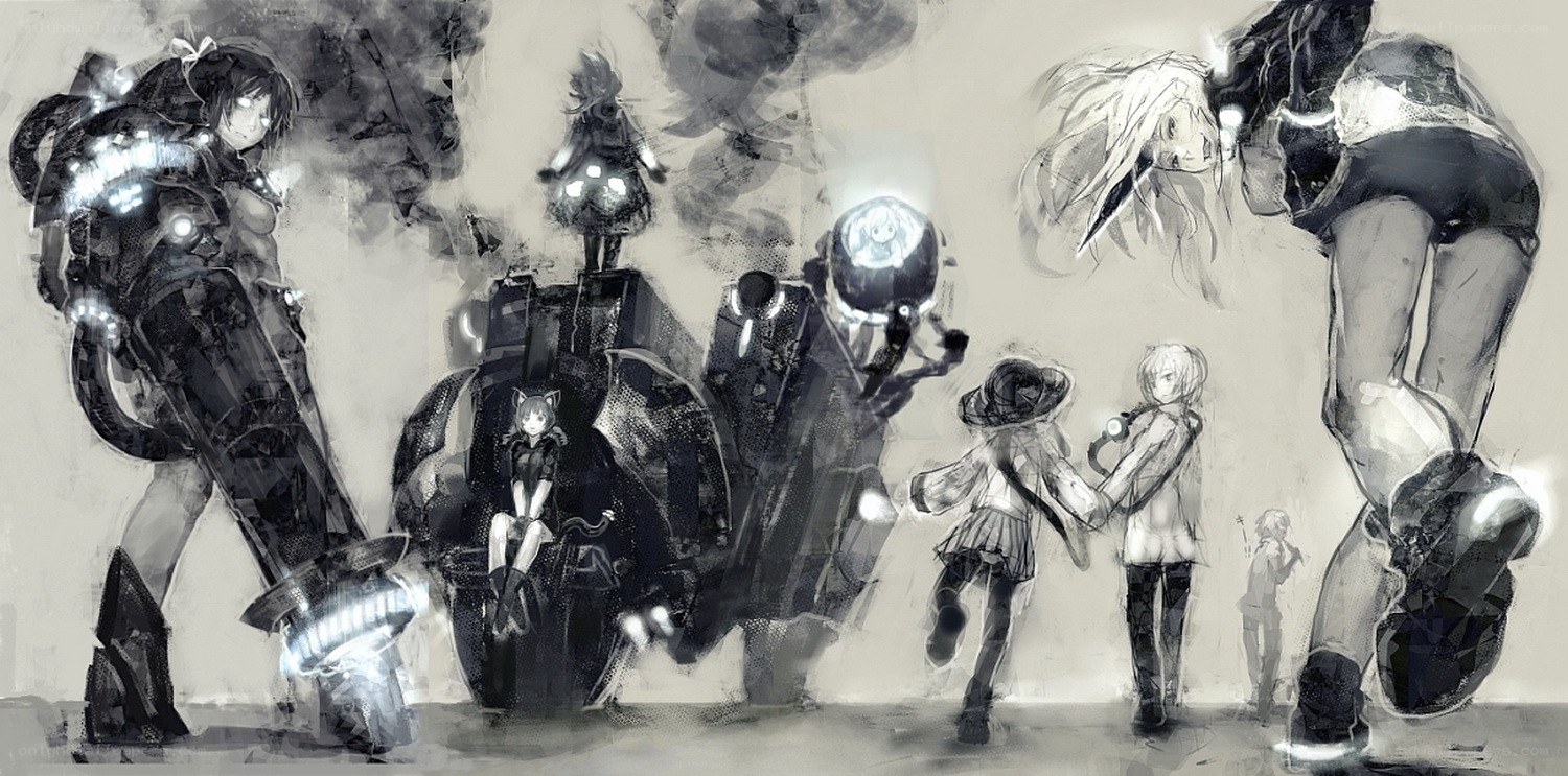 mech warriors and children