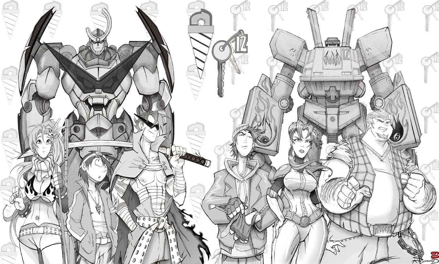 mech warriors and heroes