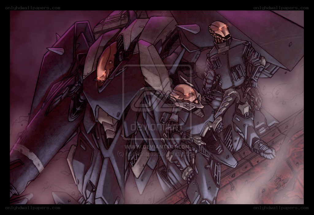 mech warriors in combat
