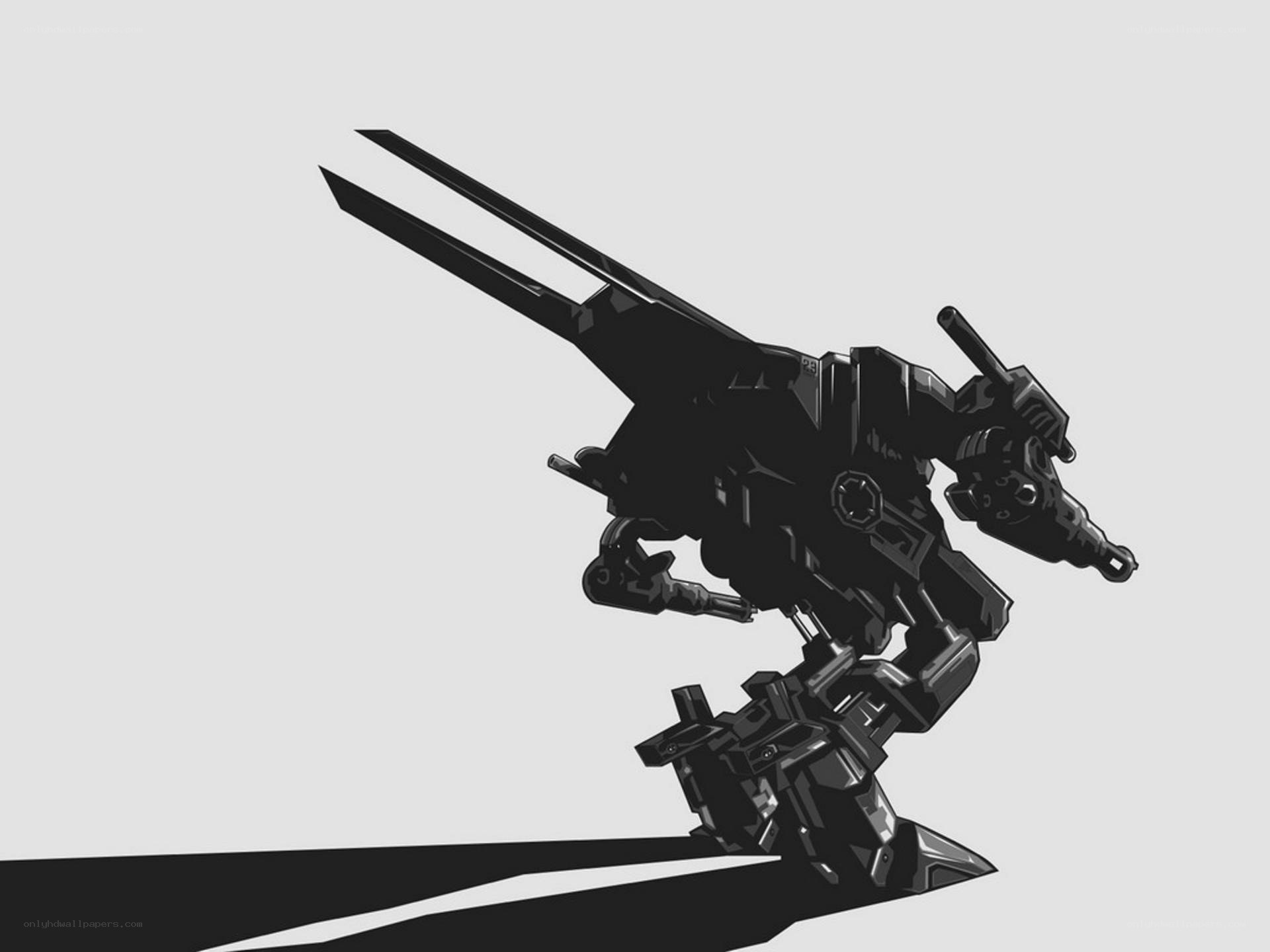 mech with dual blades