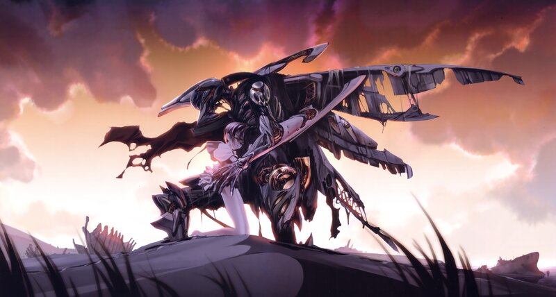 Mech with Girl on Back