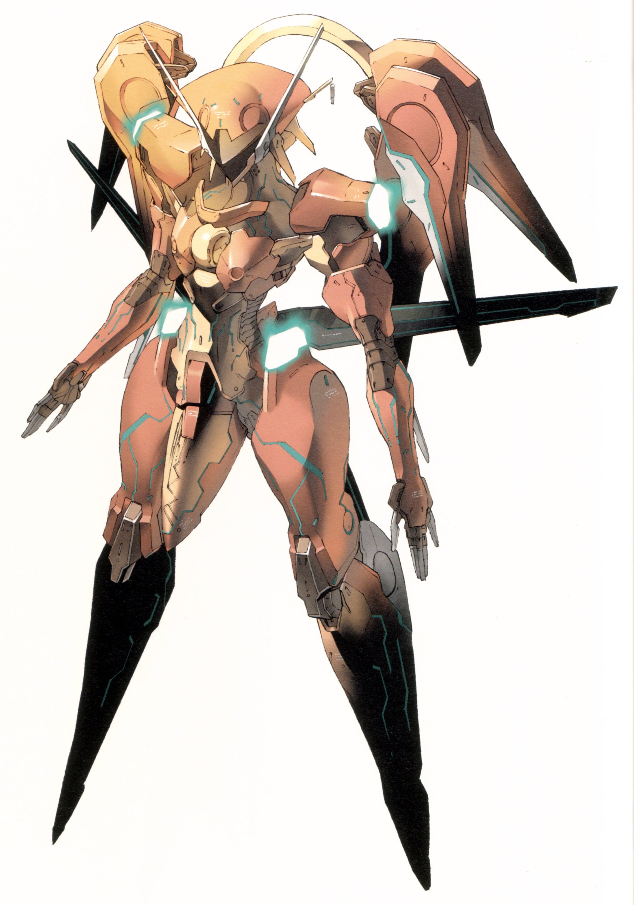mech with glowing accents