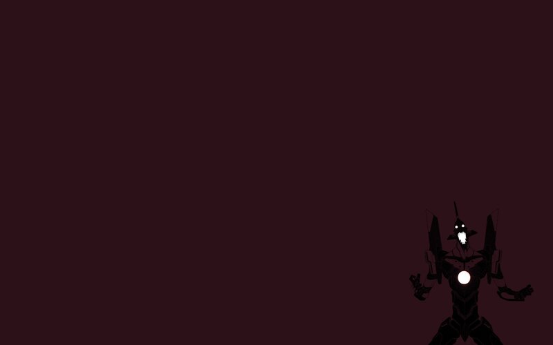 Mech with Glowing Eyes — Black