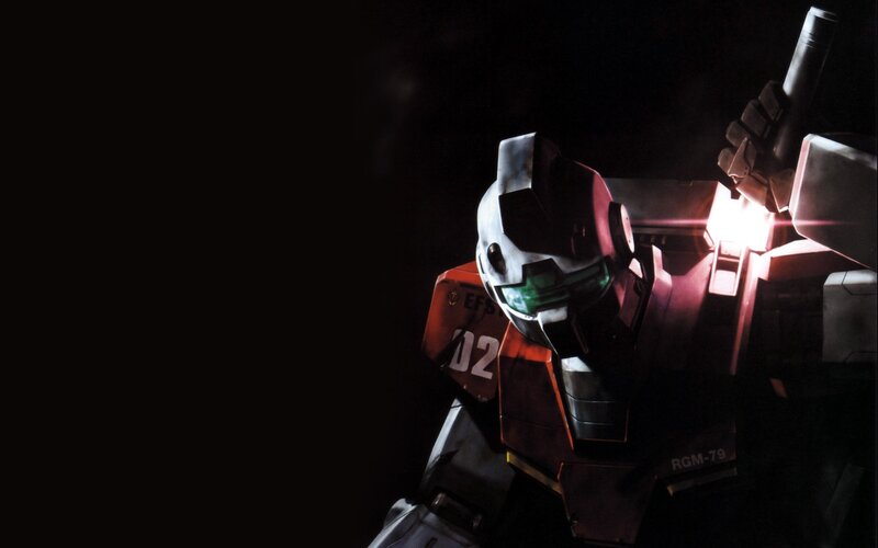 Mech with Glowing Weapon