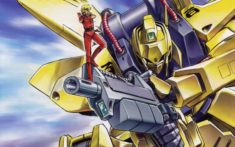 Mech with Pilot — Yellow