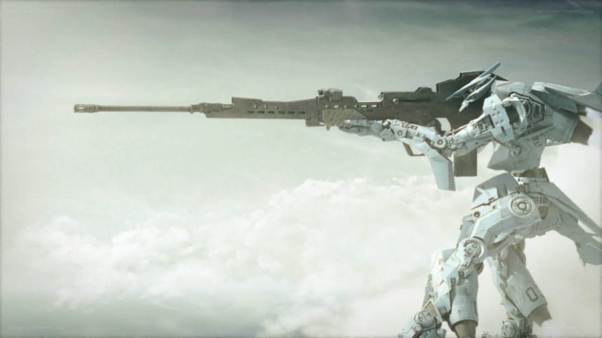 mech with sniper rifle