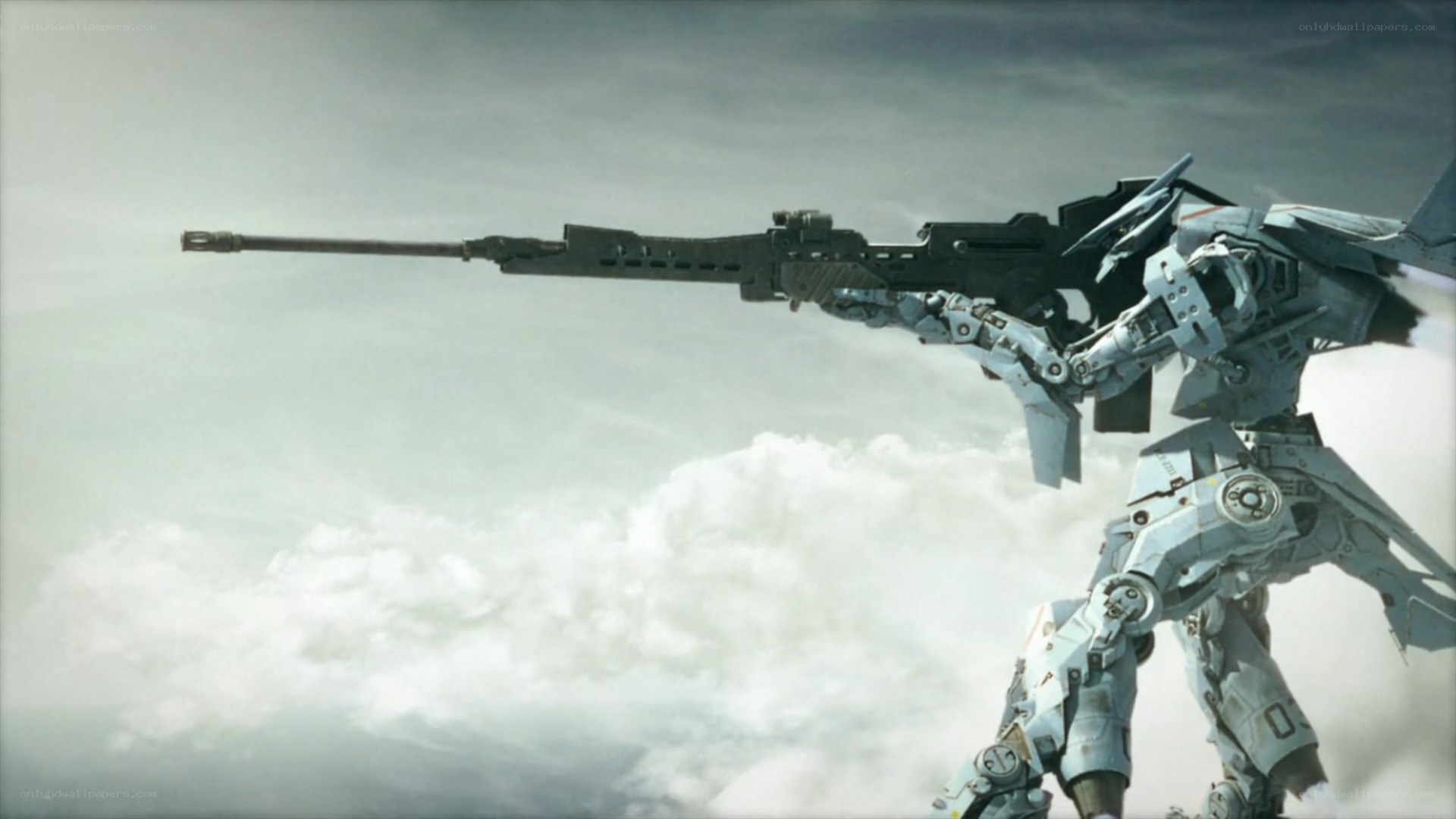 mech with sniper rifle