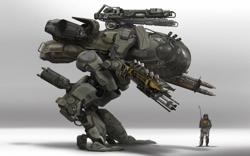 Mech with Soldier