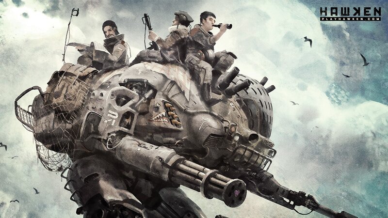 Mech with Soldiers — Gray