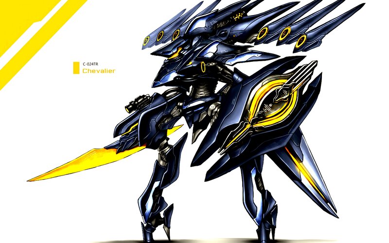 Mech with Sword and Shield