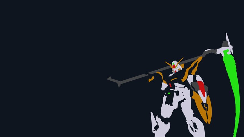 Mech with Sword — Black
