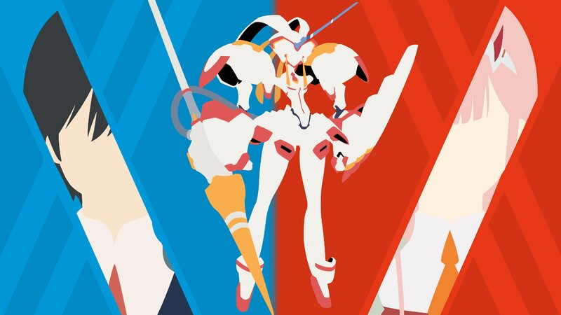 Mech with Sword — Blue