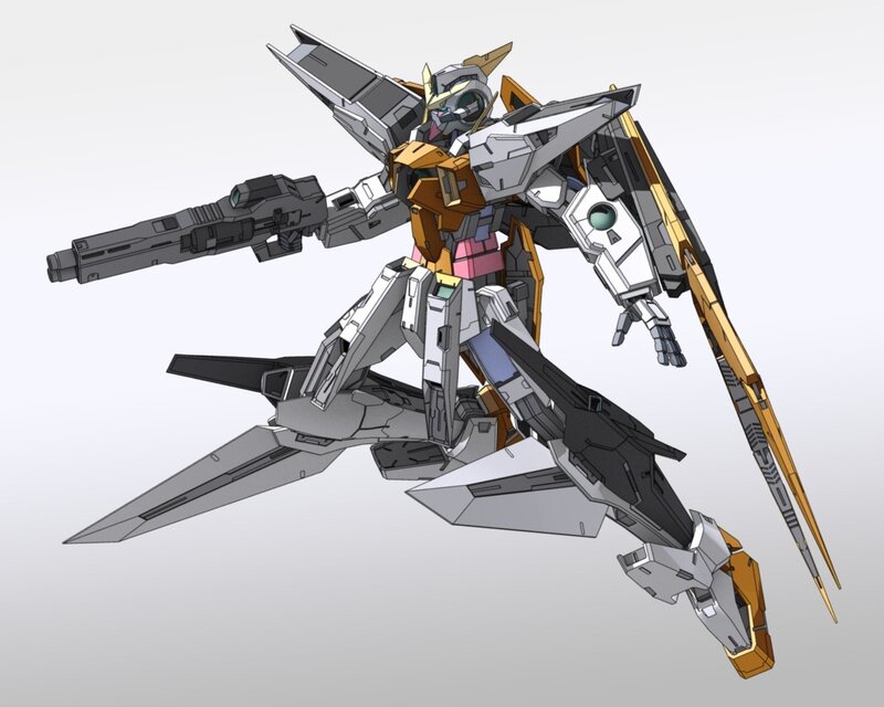 Mech with Weapon — Gray