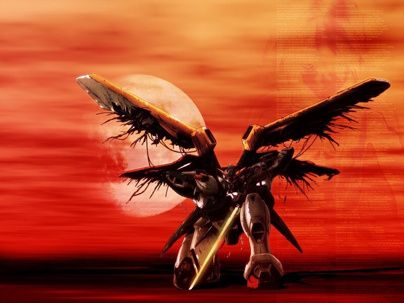 Mech with Wings and Sword