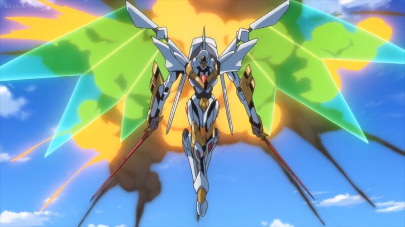Mech with Wings and Swords
