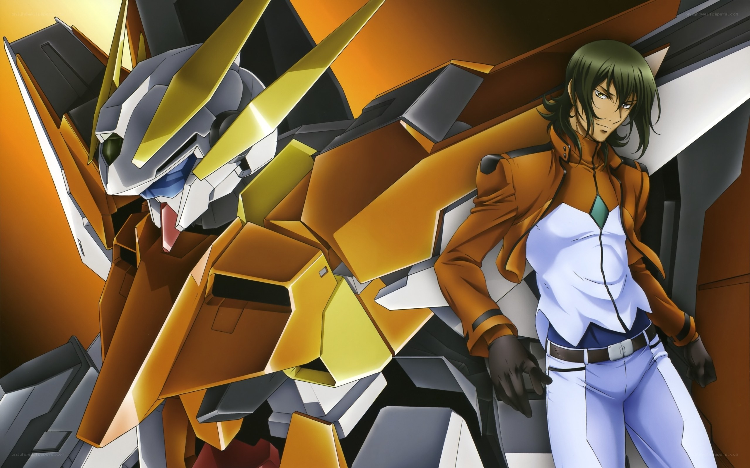 mecha and pilot illustration