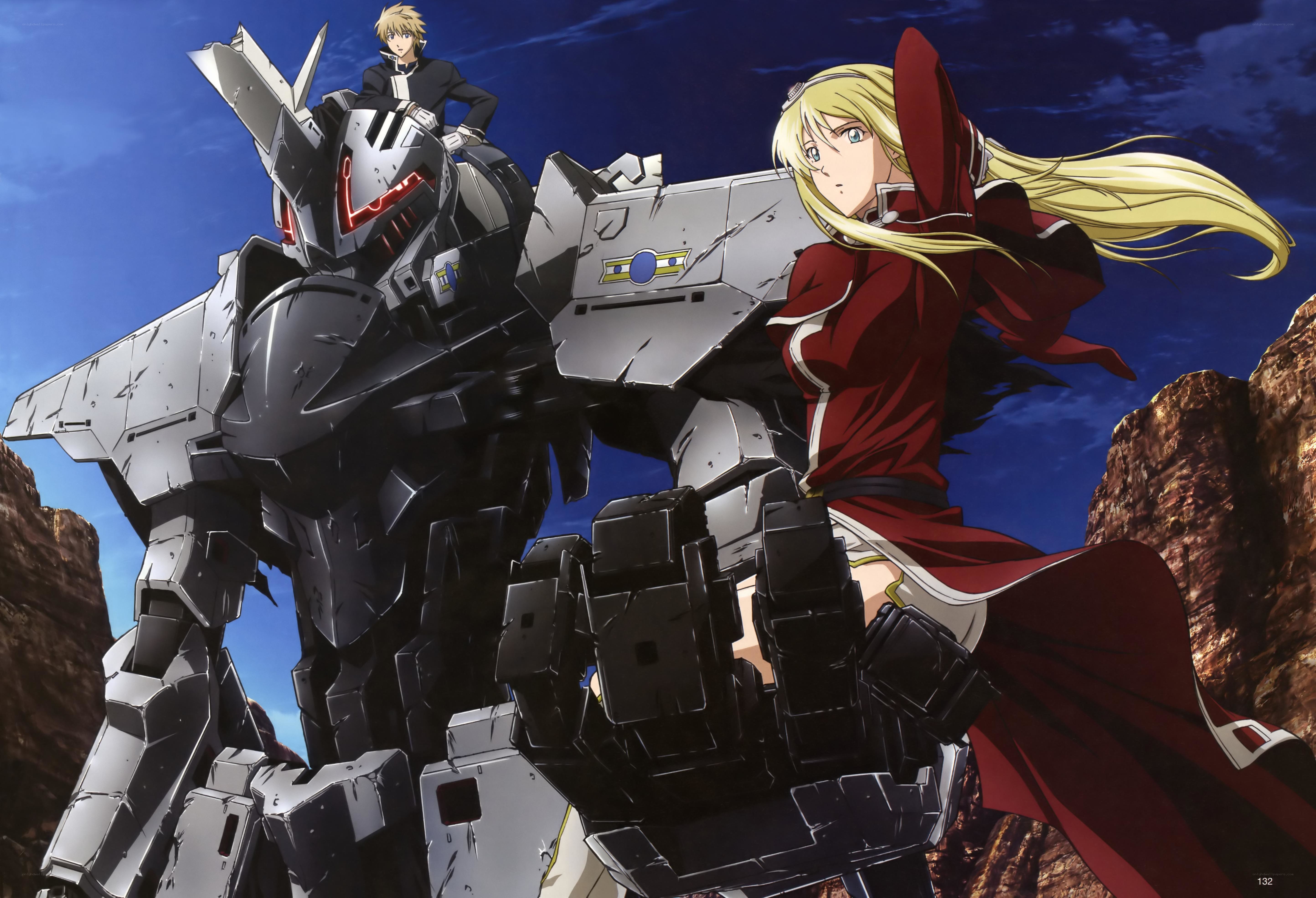 mecha and pilots in action
