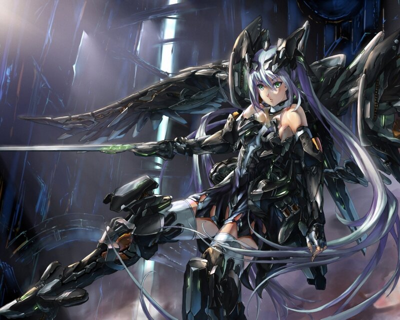Mecha-armored Woman
