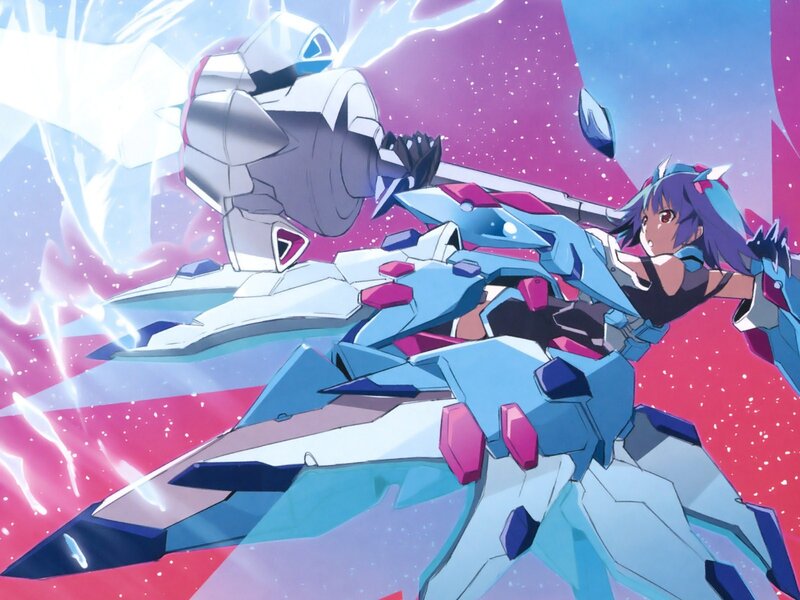 mecha battle in space