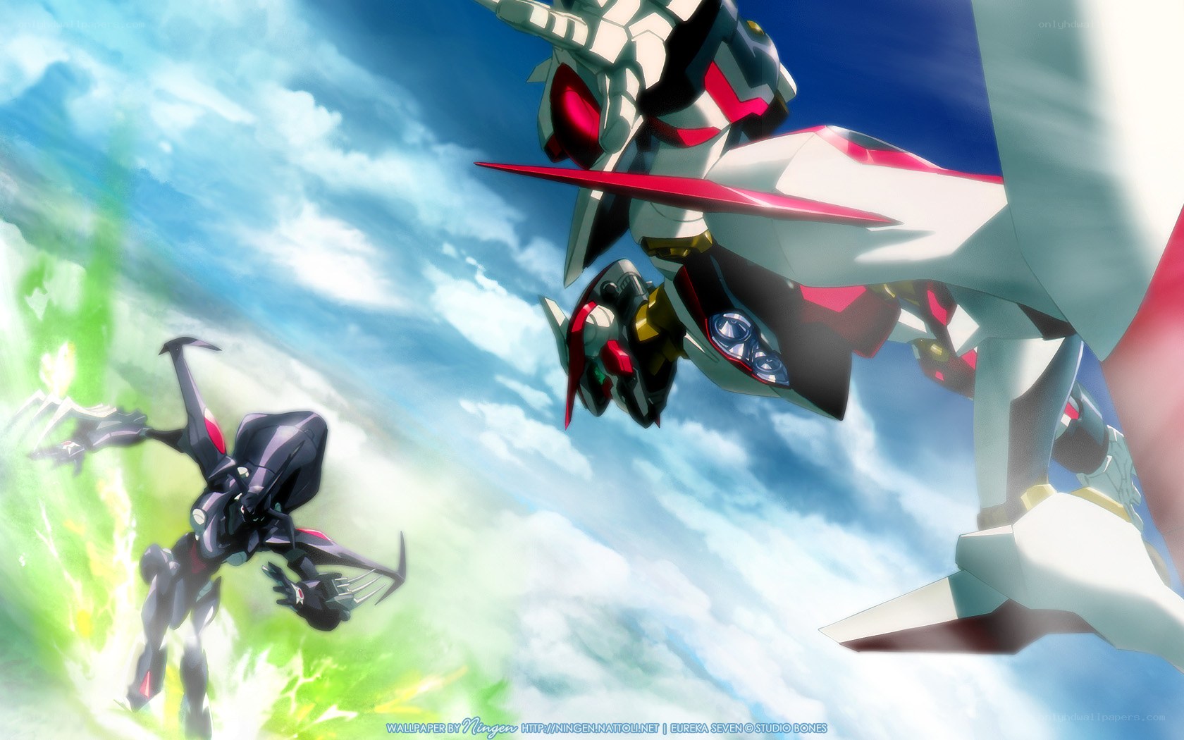 mecha battle in the sky