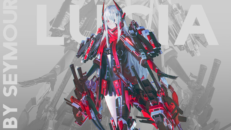 Mecha-clad Anime Girl