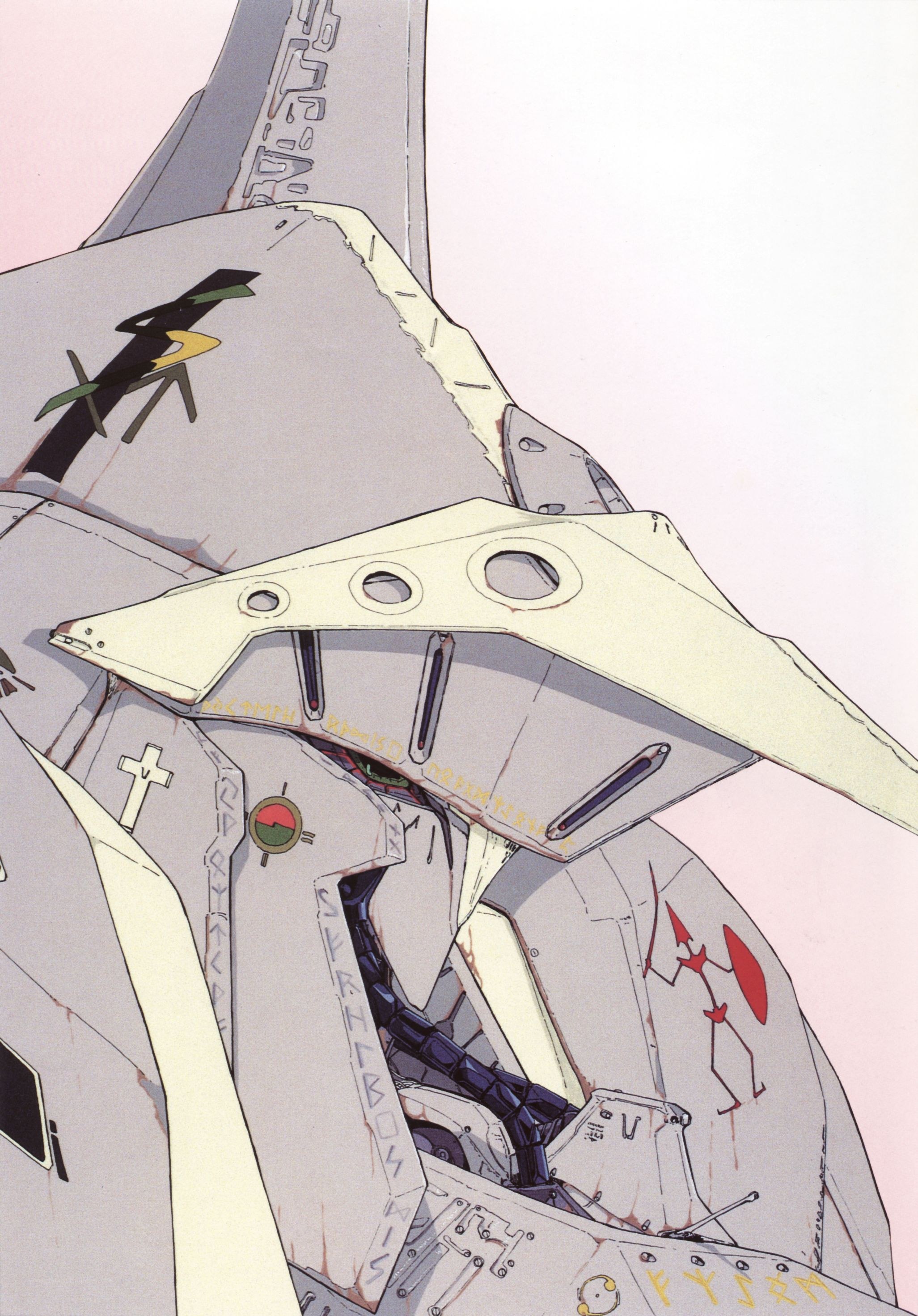 mecha cockpit close-up