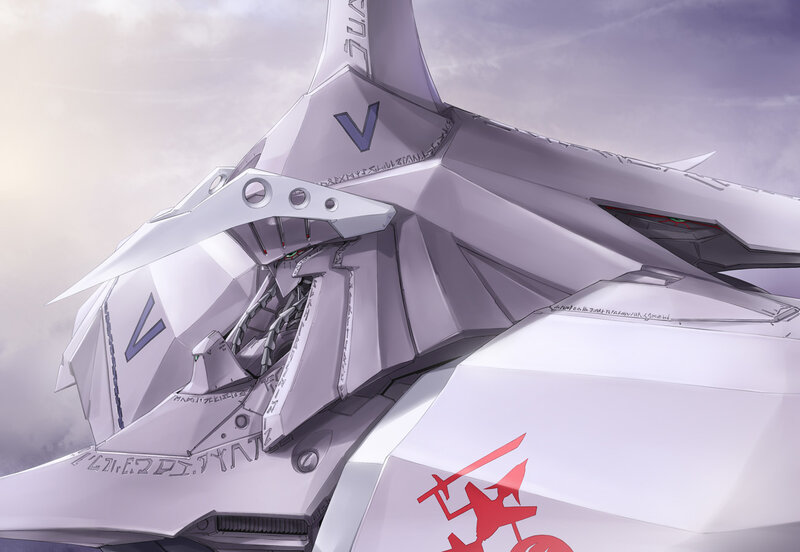 mecha fighter aircraft