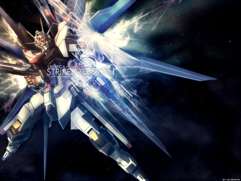 Mecha in Space — Blue, Dramatic