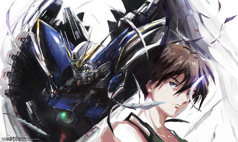 mecha pilot and robot