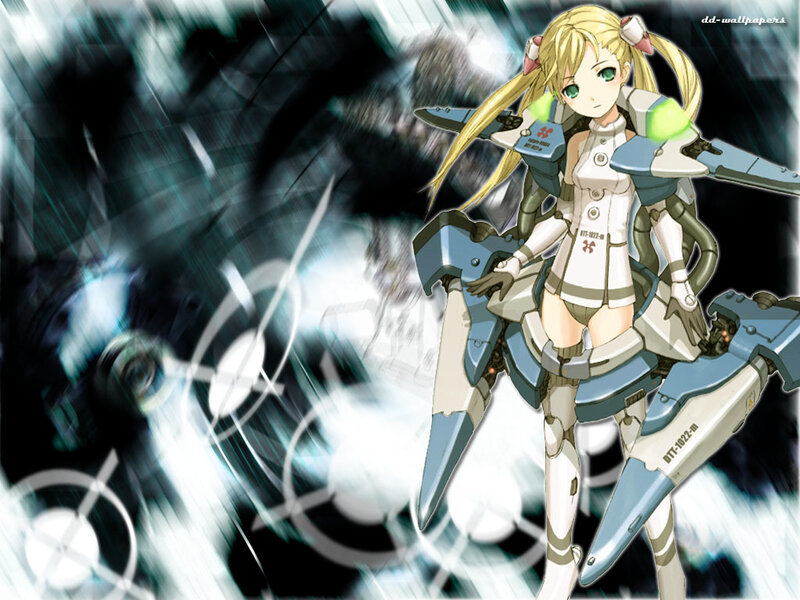 mecha pilot anime girl