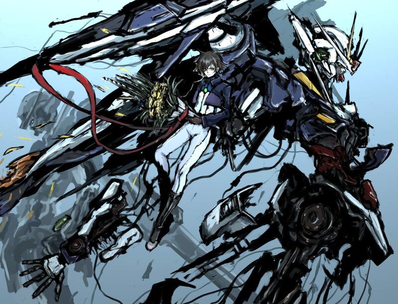 mecha pilot in combat