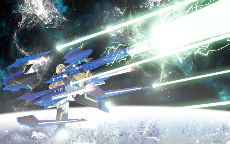 Mecha Pilot in Space — Blue