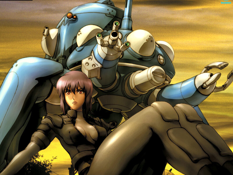 mecha pilot with robot