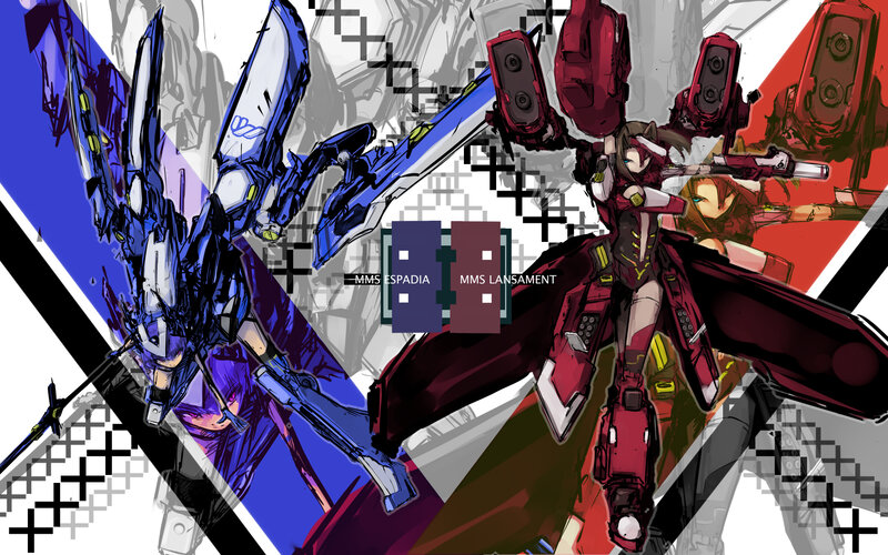 mecha pilots in action